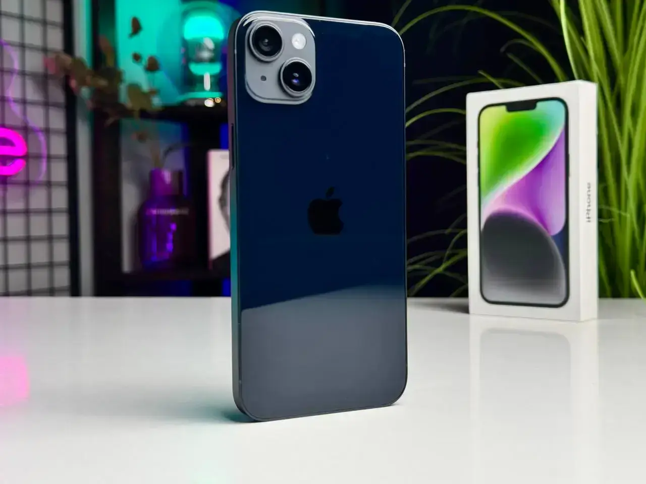 Б/У Apple iPhone 14 Plus 128GB Midnight (MQ4X3) - Состояние: хороший | Аккумулятор: 98% | Комплектация: коробка | Гарантія: 1 мес.