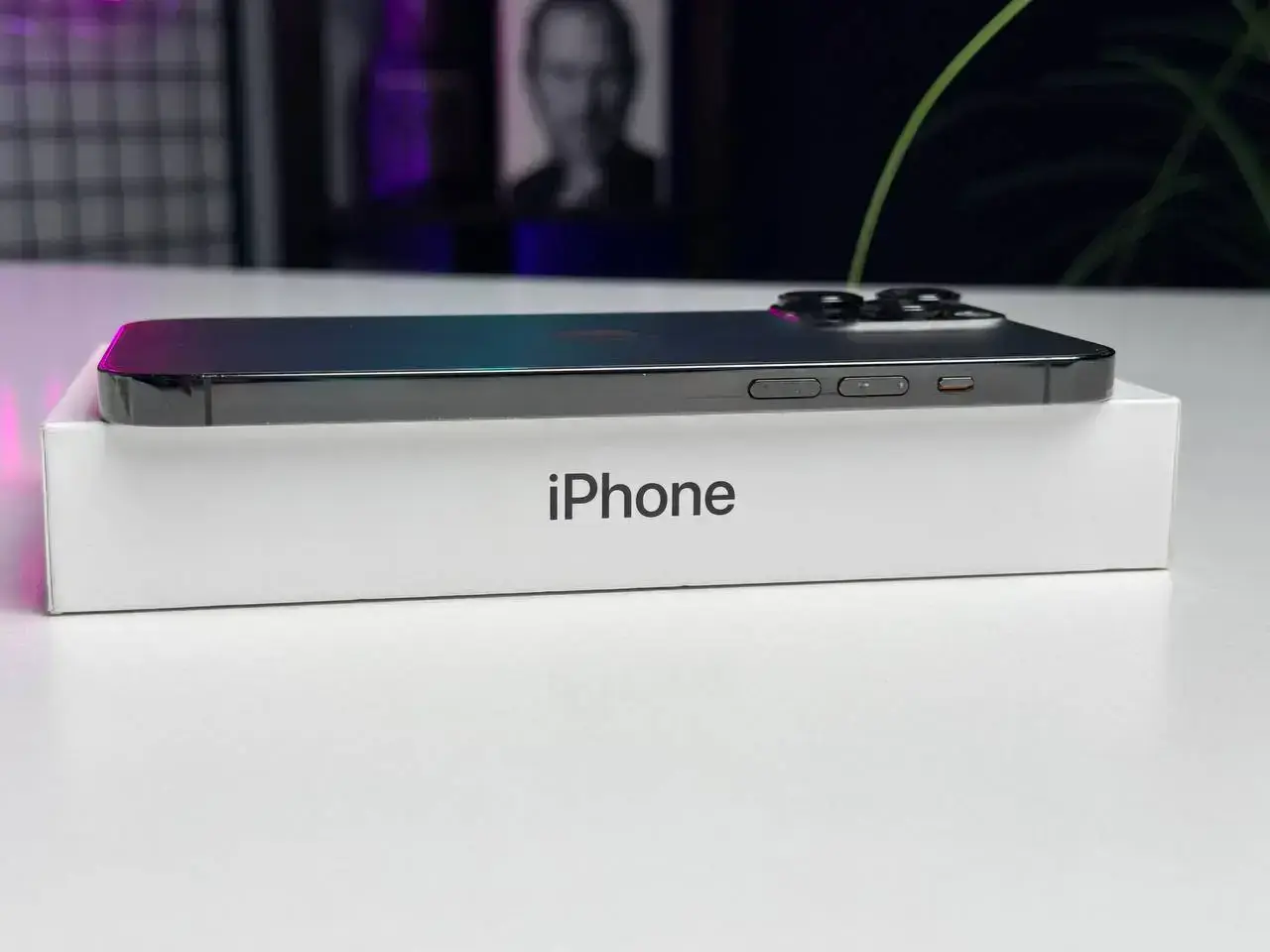 Б/У Apple iPhone 14 Pro Max 256GB Space Black eSim (MQ8T3) - Состояние: хороший | Аккумулятор: 100% | Комплектация: полный | Гарантія: 1 мес.
