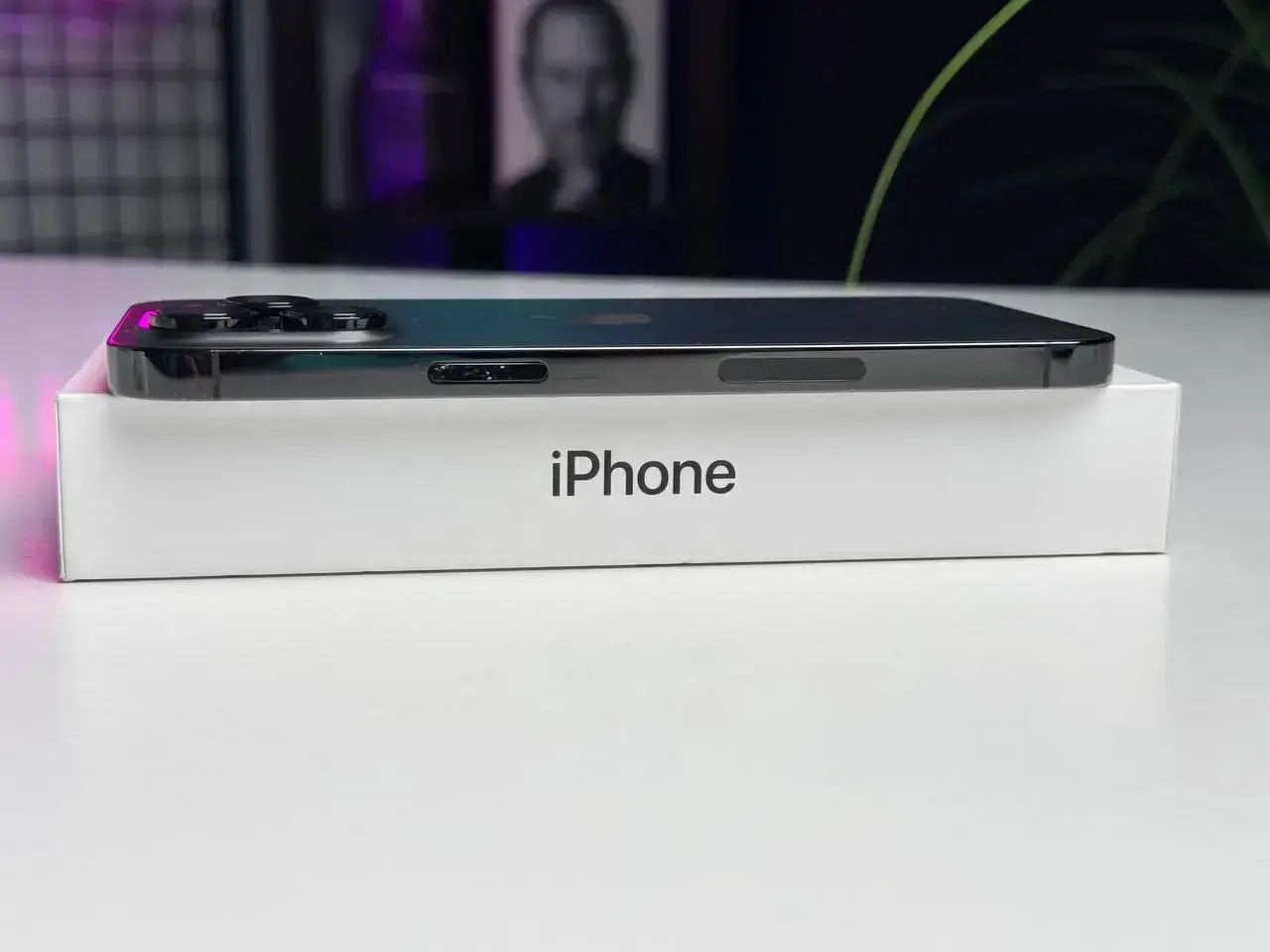 Б/У Apple iPhone 14 Pro Max 256GB Space Black eSim (MQ8T3) - Состояние: хороший | Аккумулятор: 100% | Комплектация: полный | Гарантія: 1 мес.