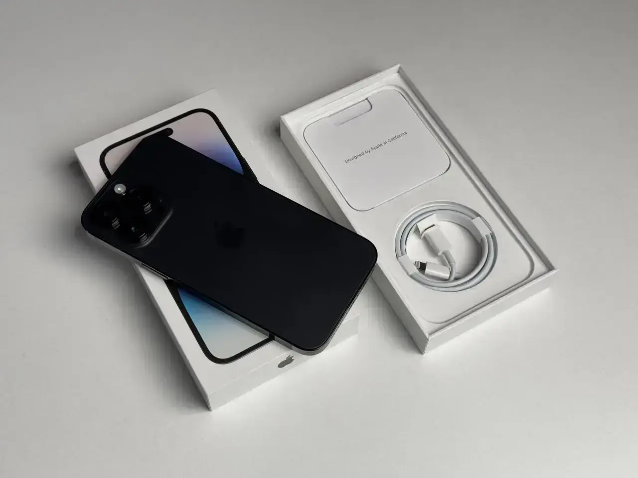 Б/У Apple iPhone 14 Pro Max 256GB Space Black (MQ9U3) - Состояние: хороший | Аккумулятор: 100% | Комплектация: полный | Гарантія: 1 мес.