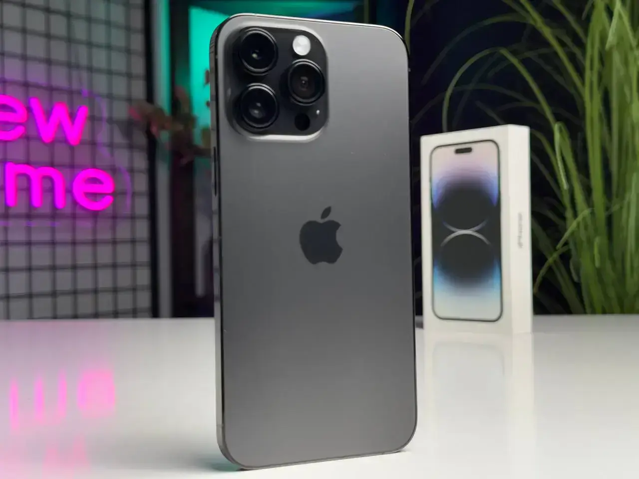Б/У Apple iPhone 14 Pro Max 256GB Space Black (MQ9U3) - Состояние: хороший | Аккумулятор: 100% | Комплектация: полный | Гарантія: 1 мес.