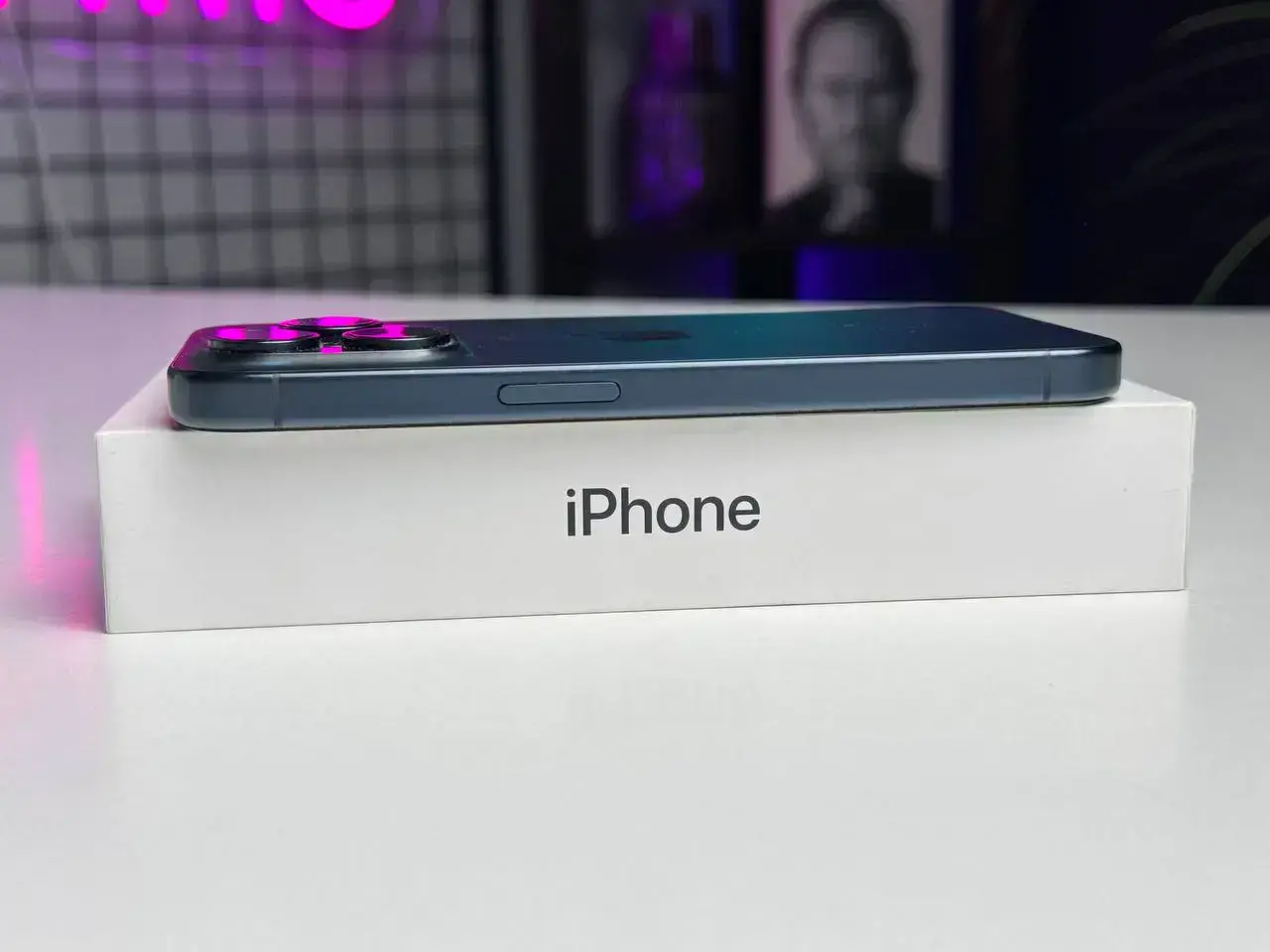 Б/У Apple iPhone 15 Pro 128GB Blue Titanium (MTV03) - Состояние: хороший | Аккумулятор: 96% | Комплектация: полный | Гарантія: 1 мес.