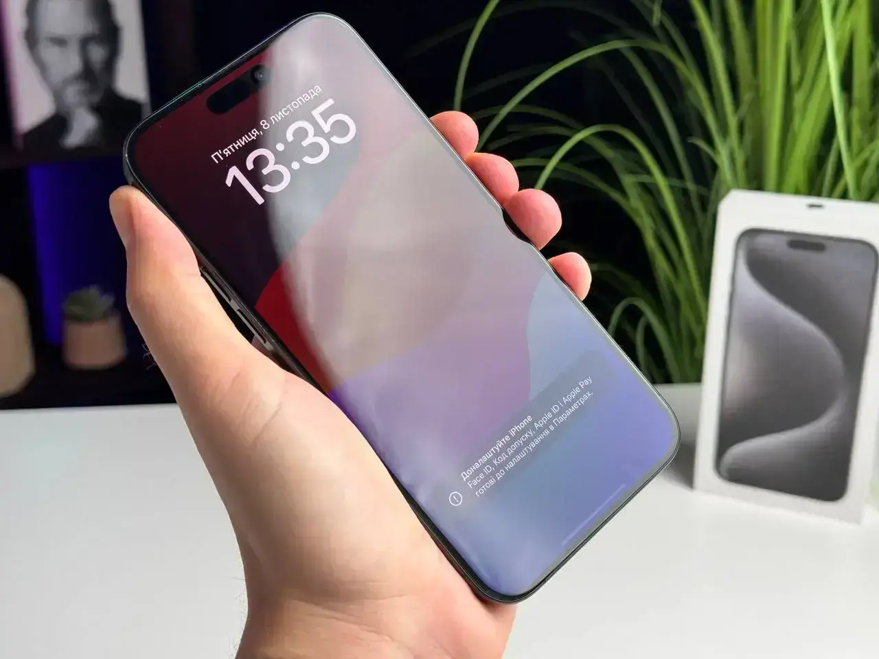 Б/У Apple iPhone 15 Pro Max 1TB Black Titanium (MU7G3) - Состояние: идеальный | Аккумулятор: 94% | Комплектация: коробка | Гарантія: 1 мес.
