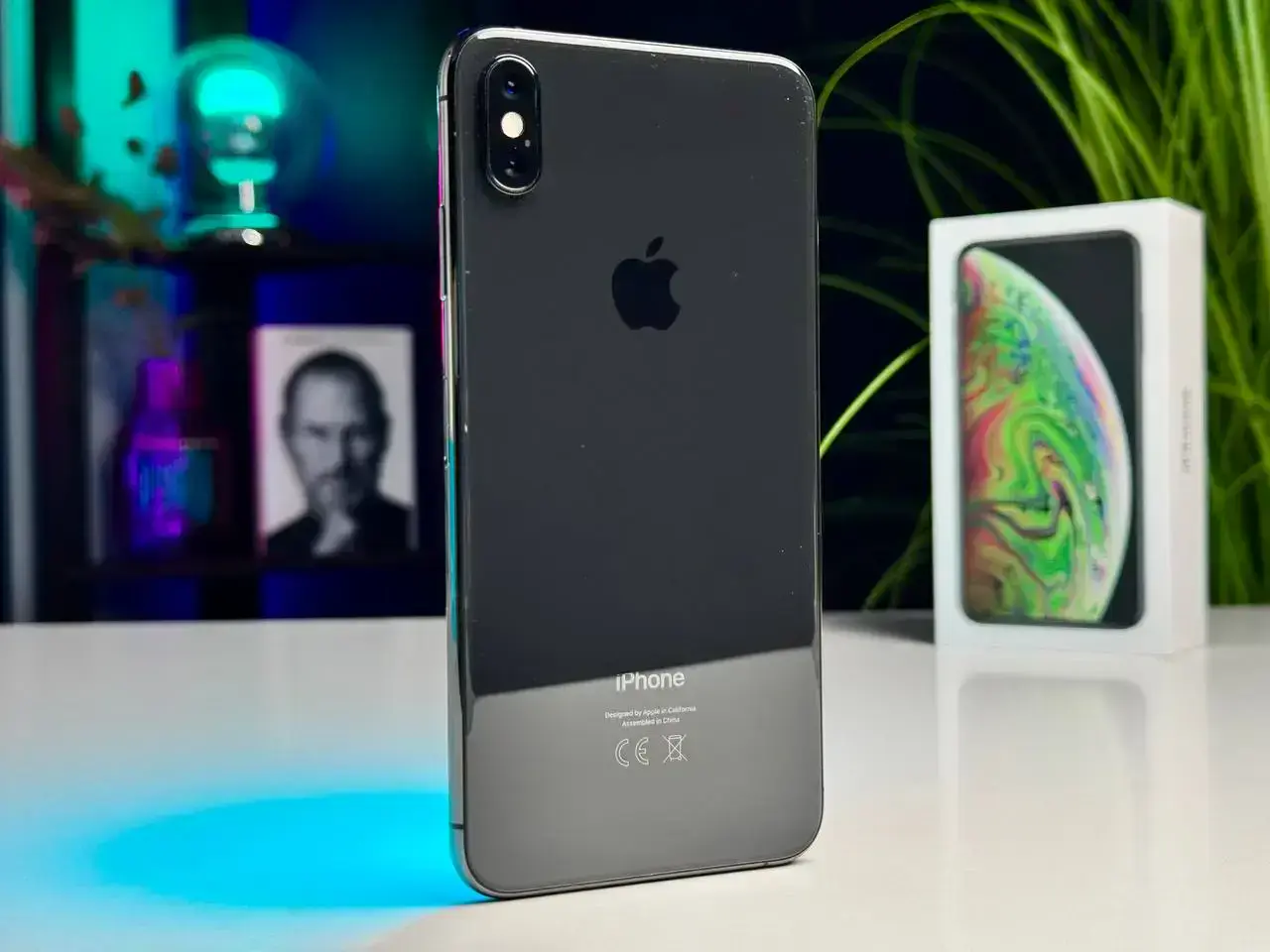 Б/У Apple iPhone XS Max 256GB Space Gray (MT682) - Состояние: хороший | Аккумулятор: 100% | Комплектация: коробка | Гарантія: 1 мес.