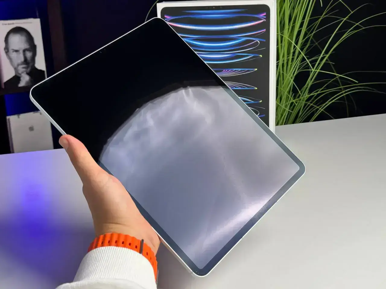 Б/У iPad Pro 12.9" 2022 Wi-Fi + Cellular 2TB Silver (MP673, MP273) - Состояние: хороший | Комплектация: коробка, кабель | Гарантія: 1 мес.