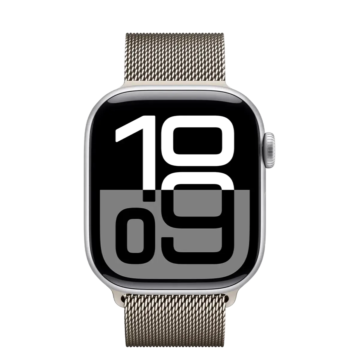 Apple Watch Series 10 GPS 42mm Silver Aluminum Case with Natural Milanese Loop (MWWW3+MXMM3)