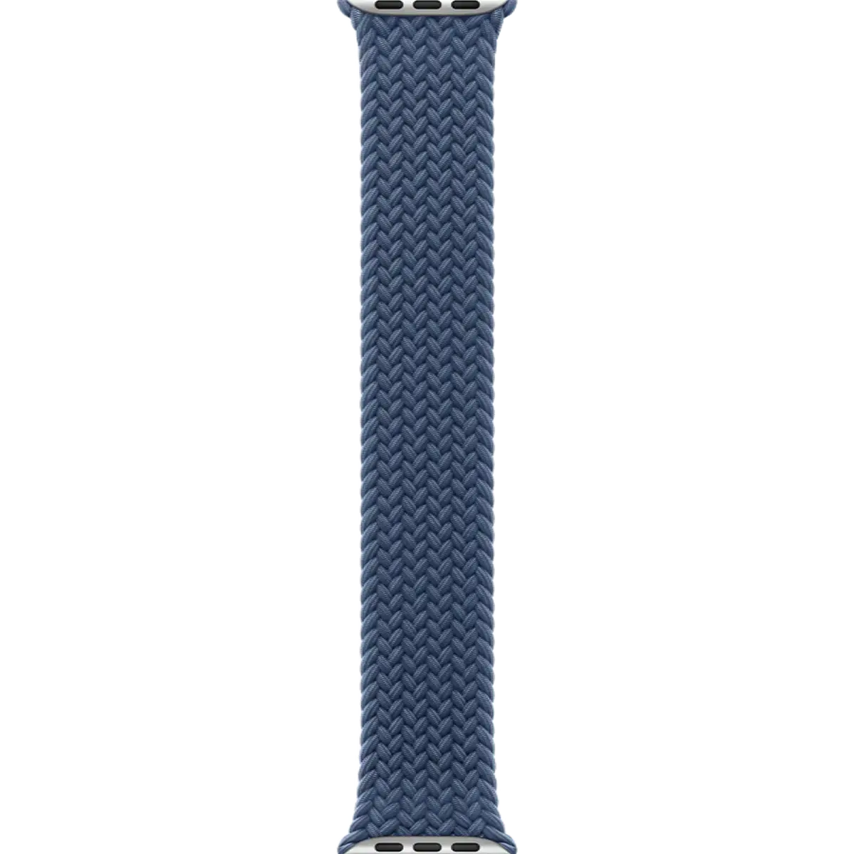 Apple Watch Series 10 GPS 46mm Jet Black Aluminum Case with Denim Braided Solo Loop - Size 5 (MWX13+MY293)
