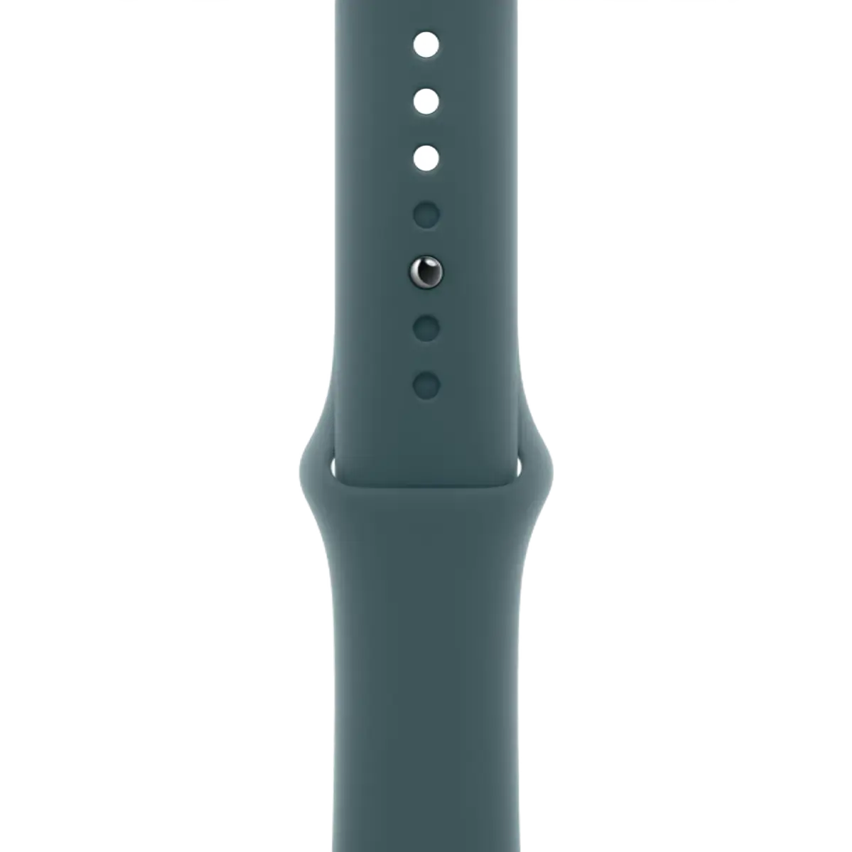Apple Watch Series 10 GPS 46mm Silver Aluminum Case with Lake Green Sport Band - M/L (MWX03+MXLR3)
