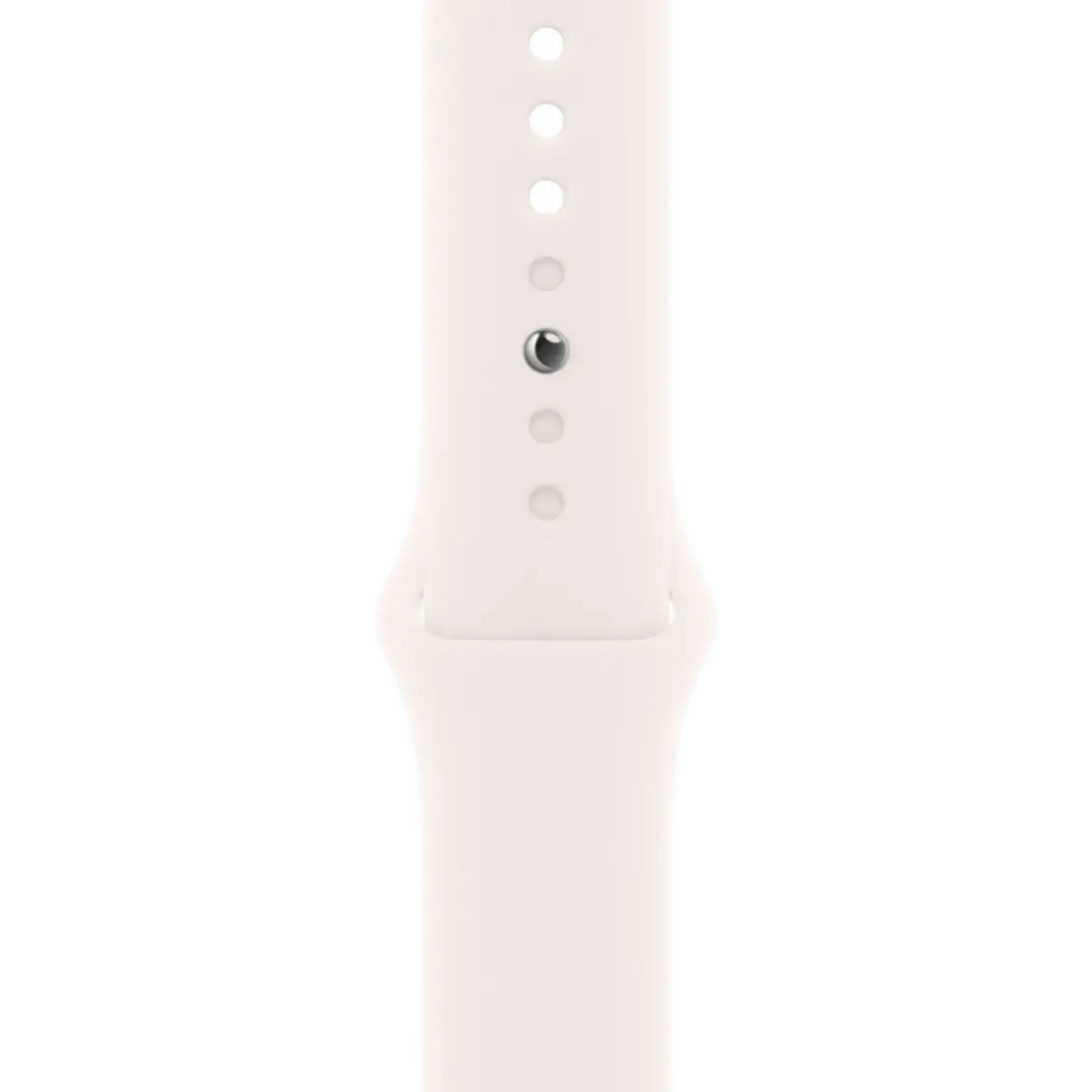 Apple Watch Series 10 GPS 46mm Silver Aluminum Case with Light Blush Sport Band - M/L (MWX03+MXM93)