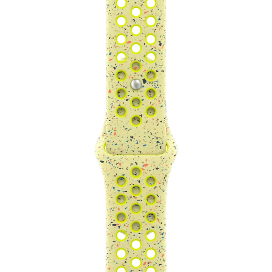 Apple Watch Series 10 GPS 46mm Silver Aluminum Case with Volt Splash Nike Sport Band - M/L (MWX03+MXU83)