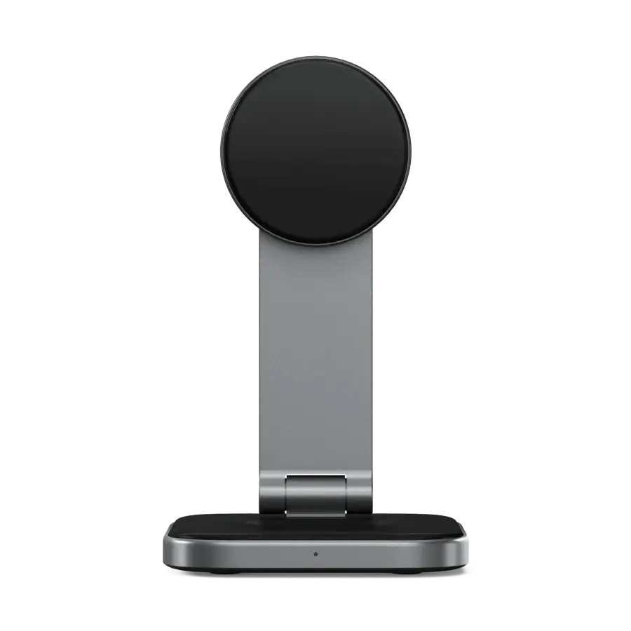 Беспроводное зарядное устройство Satechi 2-in-1 Foldable Qi2 Wireless Charging Stand (ST-Q21FM)