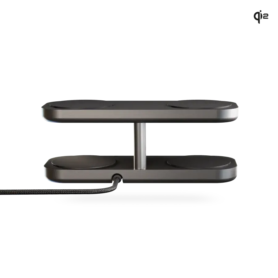 Бездротовий зарядний пристрій 4-в-1 Zens Quattro Pro 4 - Black (ZEQC01B/00)