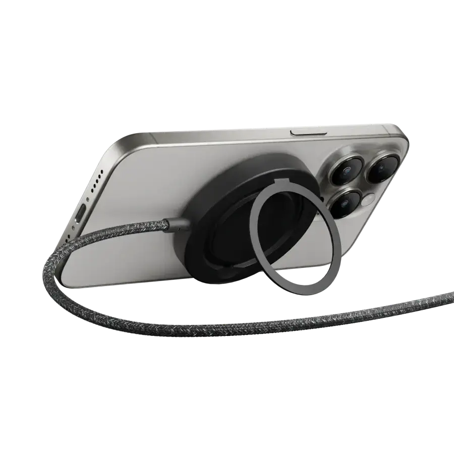 Бездротовий зарядний пристрій Native Union SnapStand Qi2 - Black (SNST-QI2-BLK)