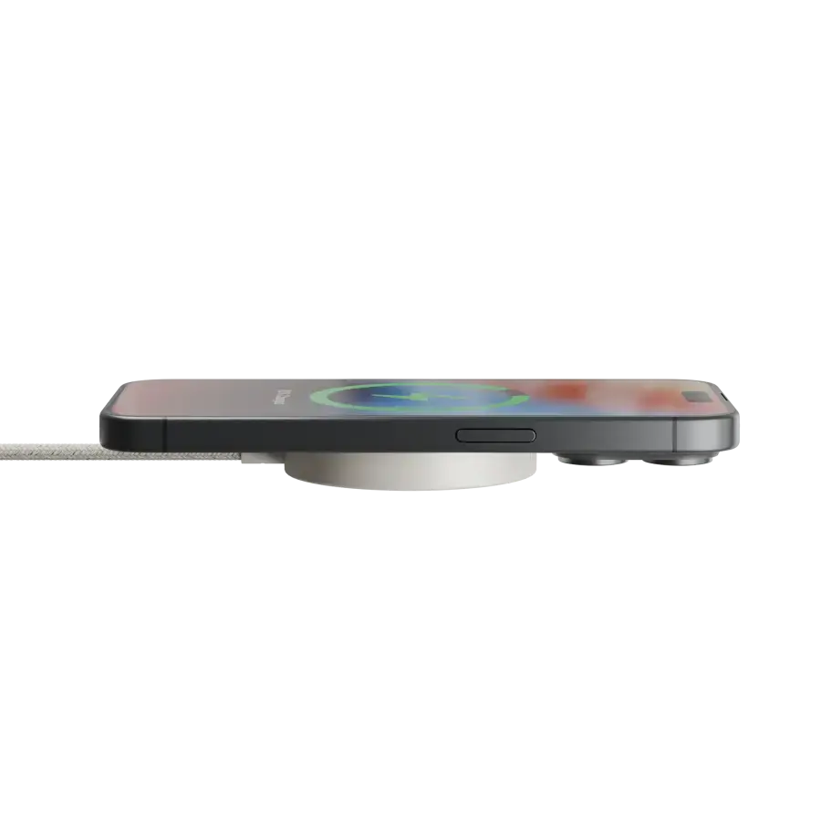 Бездротовий зарядний пристрій Native Union SnapStand Qi2 - Sandstone (SNST-QI2-SAN)