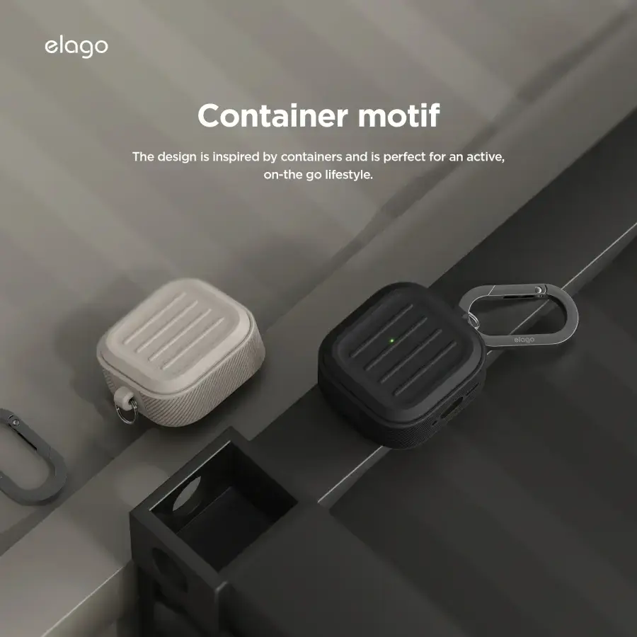 Чехол Elago Armor Hang for Airpods 4rd Gen - Stone (EAP4AM-HANG-ST)