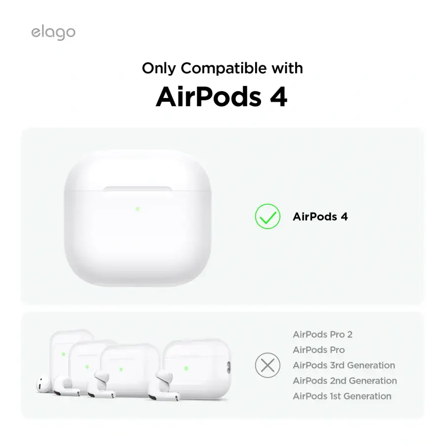 Чехол Elago Armor Hang for Airpods 4rd Gen - Stone (EAP4AM-HANG-ST)
