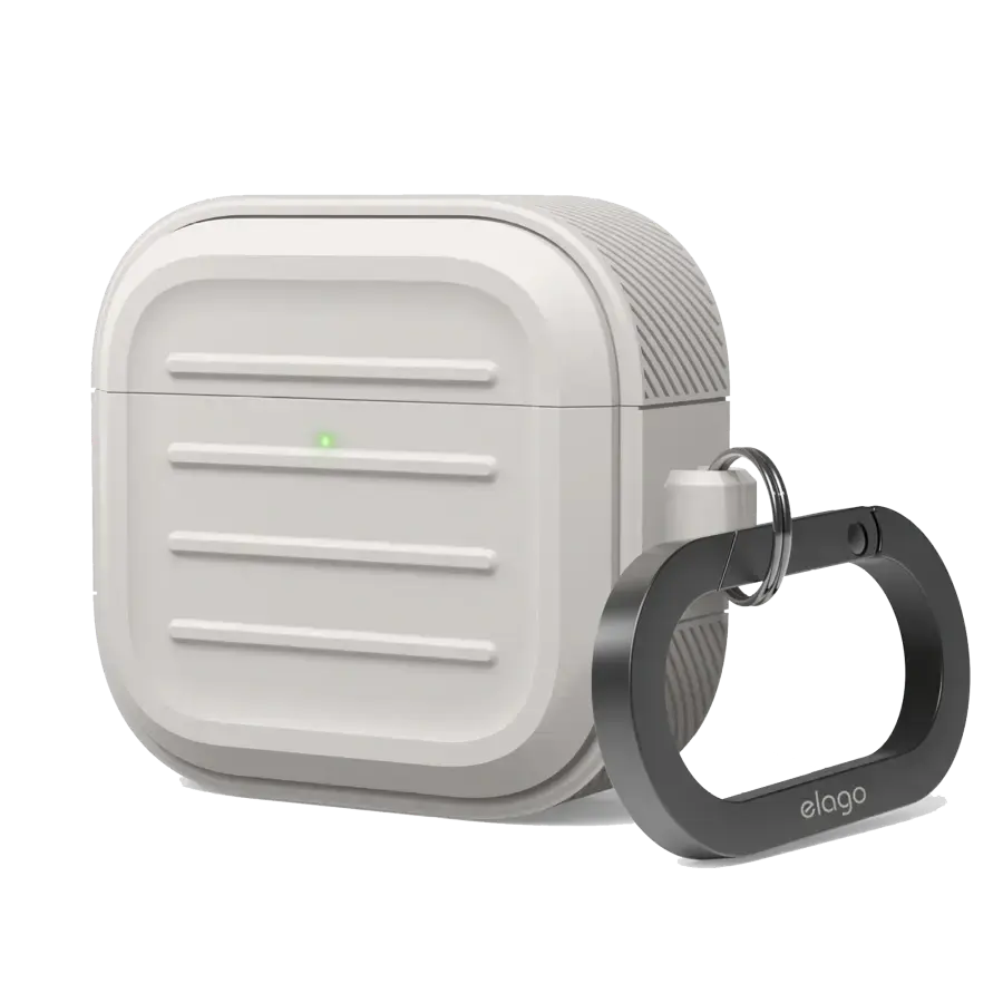 Чехол Elago Armor Hang for Airpods 4rd Gen - Stone (EAP4AM-HANG-ST)
