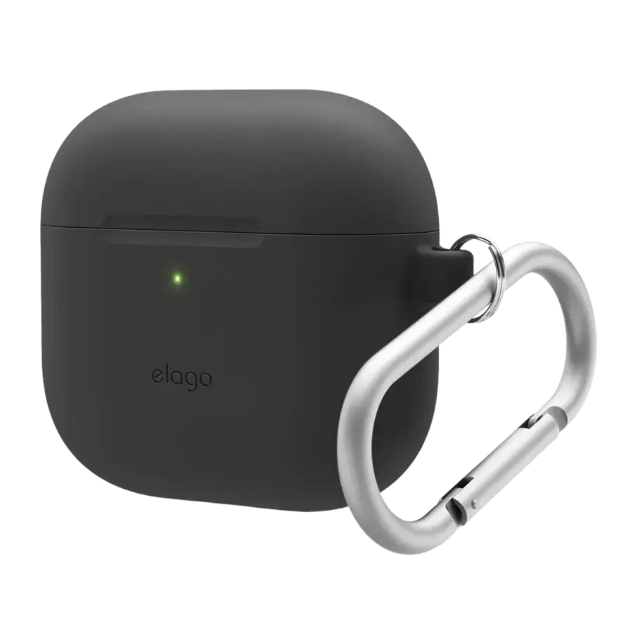 Чехол Elago Silicone Hang for Airpods 4rd Gen - Black (EAP4SC-HANG-BK)