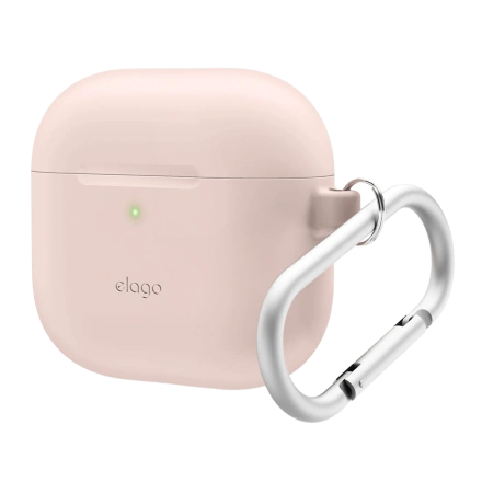 Чехол Elago Silicone Hang for Airpods 4rd Gen - Sand Pink (EAP4SC-HANG-SPK)