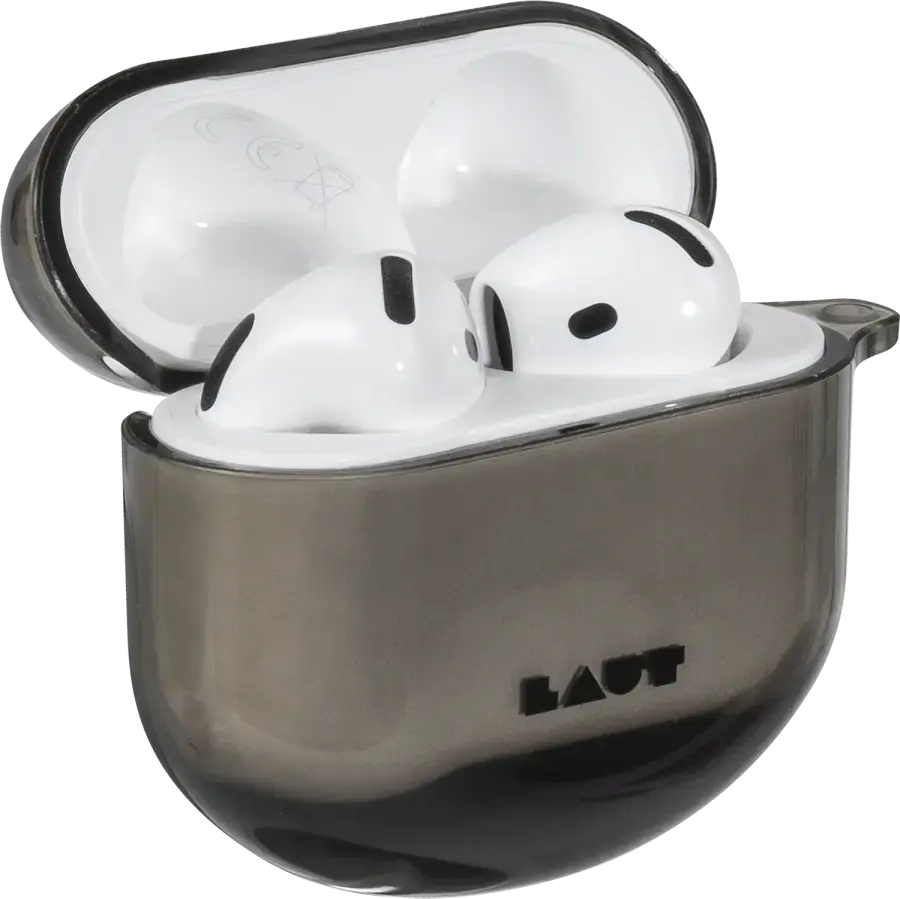 Чехол LAUT AERO PROTECT для AirPods 4 - Black (L_AP5_AP_BK)