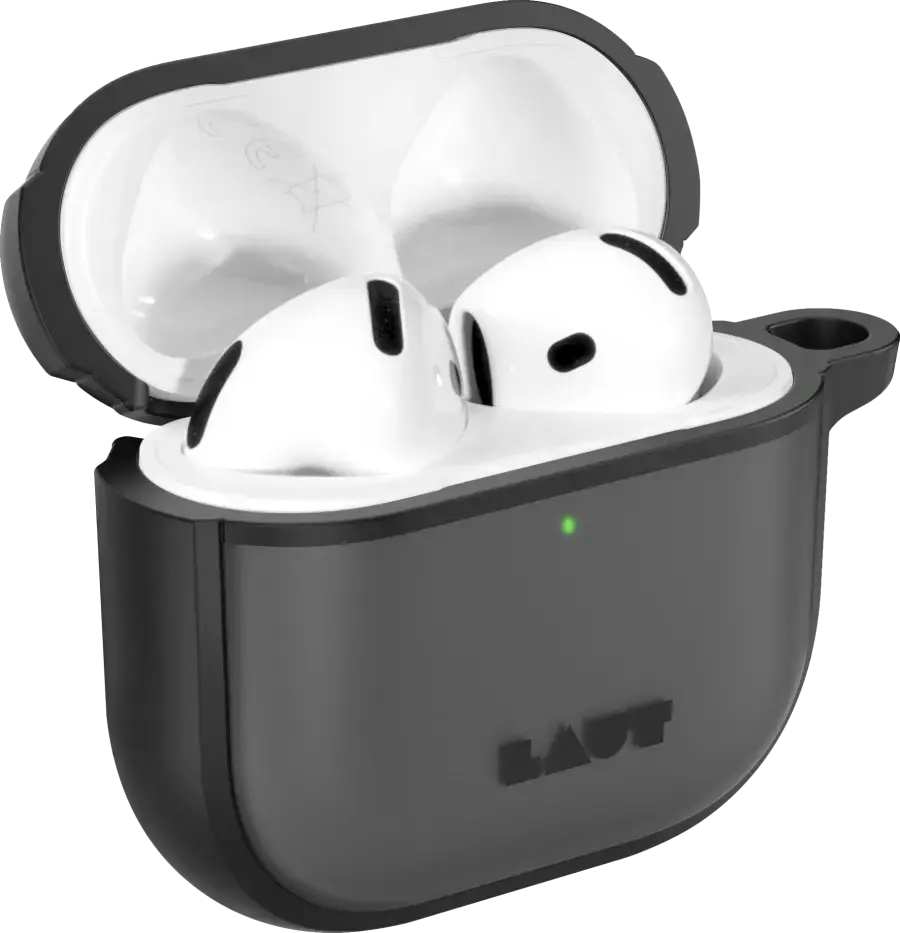 Чехол LAUT HUEX PROTECT для AirPods 4 - Black (L_AP5_HPT_BK)