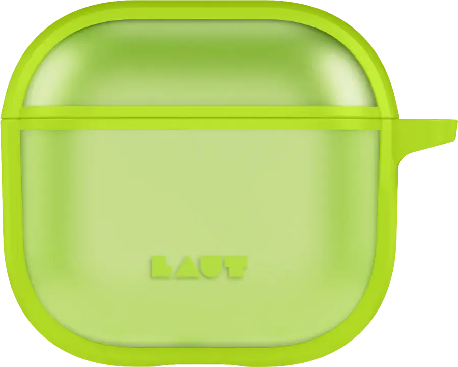 Чехол LAUT HUEX PROTECT для AirPods 4 - Neon Green (L_AP5_HPT_GN)