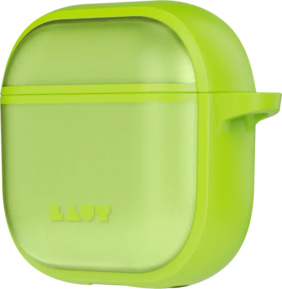 Чехол LAUT HUEX PROTECT для AirPods 4 - Neon Green (L_AP5_HPT_GN)