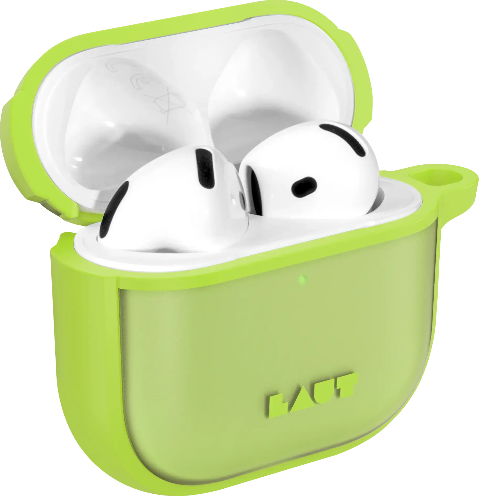 Чехол LAUT HUEX PROTECT для AirPods 4 - Neon Green (L_AP5_HPT_GN)
