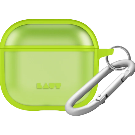 Чехол LAUT HUEX PROTECT для AirPods 4 - Neon Green (L_AP5_HPT_GN)