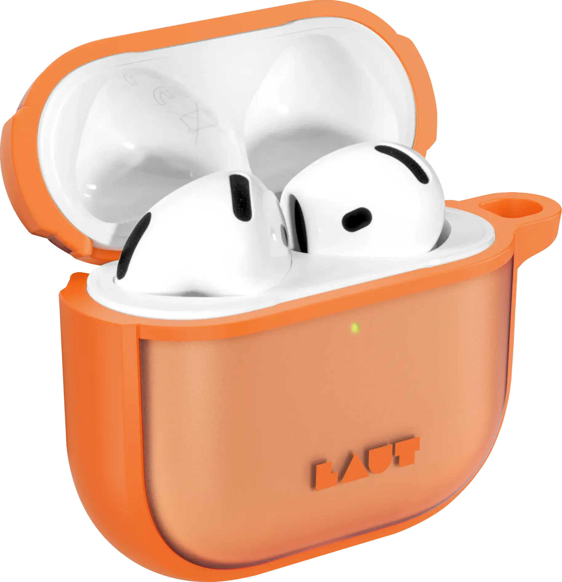 Чохол LAUT HUEX PROTECT для AirPods 4 - Neon Orange (L_AP5_HPT_O)