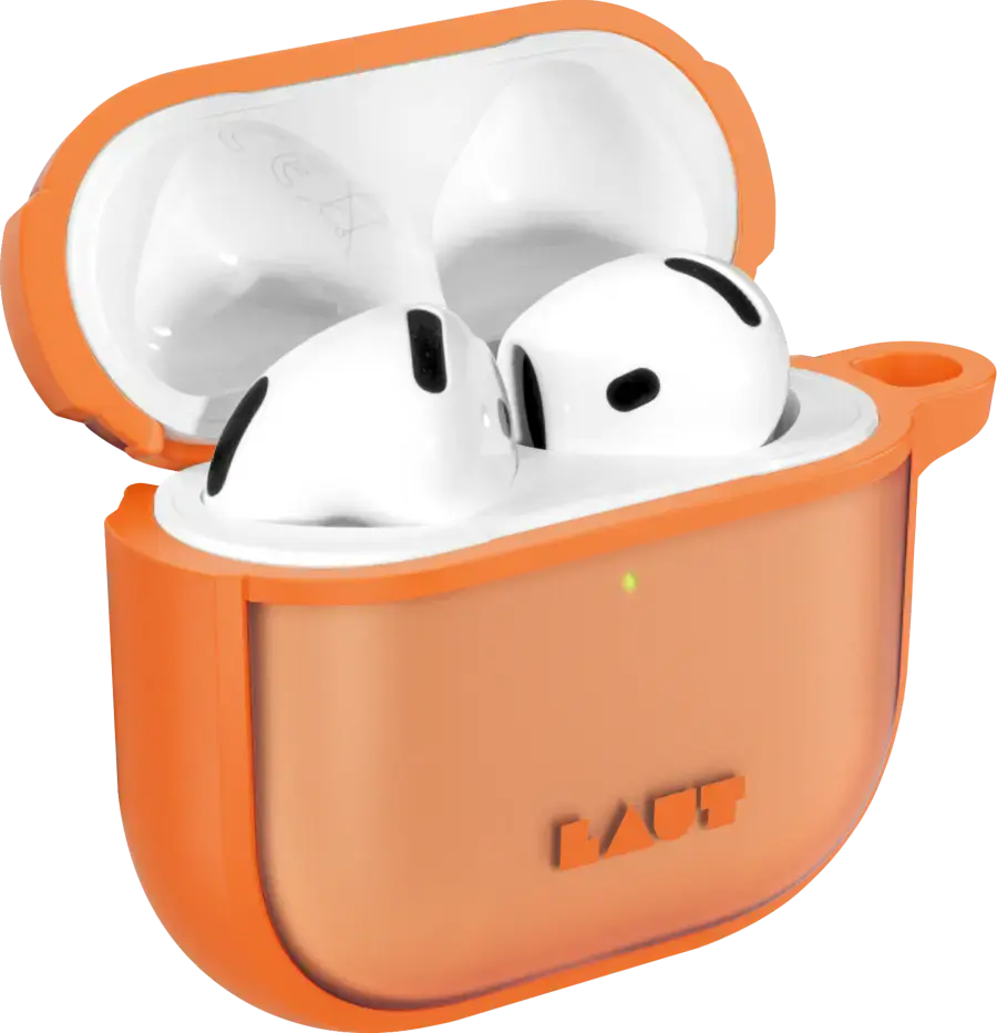 Чохол LAUT HUEX PROTECT для AirPods 4 - Neon Orange (L_AP5_HPT_O)