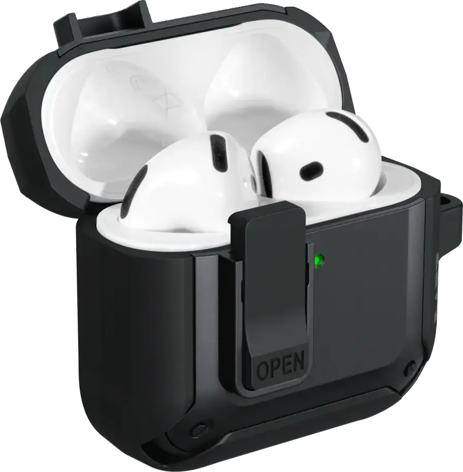 Чехол LAUT ZENTRY для AirPods 4 - Black (L_AP5_ZE_BK)