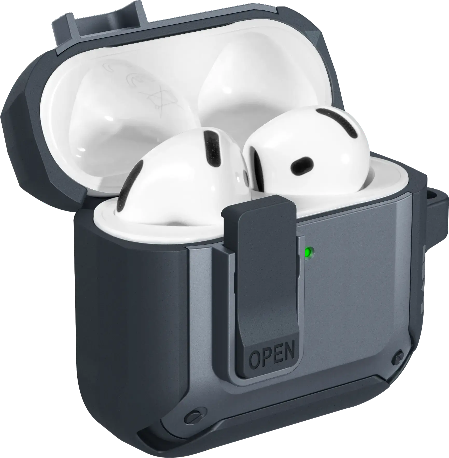 Чохол LAUT ZENTRY для AirPods 4 - Grey (L_AP5_ZE_GY)