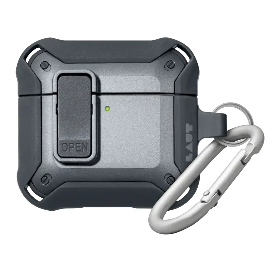 Чехол LAUT ZENTRY для AirPods 4 - Grey (L_AP5_ZE_GY)