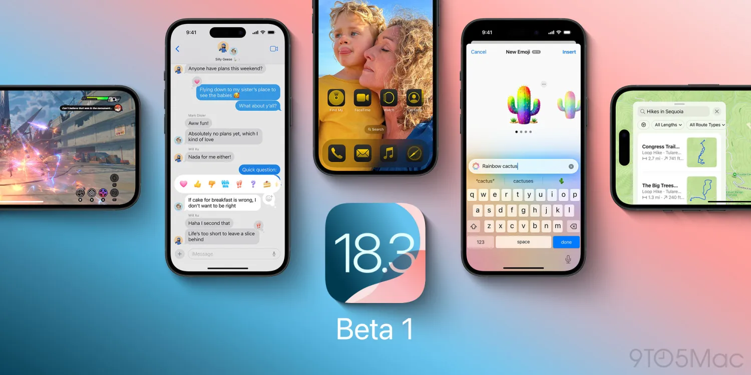 iOS 18.3: версия beta 1 доступна для разработчиков