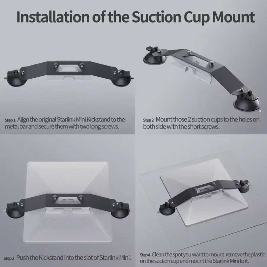 Кріплення Starlink Mini Suction Cup Mount для Starlink Mini