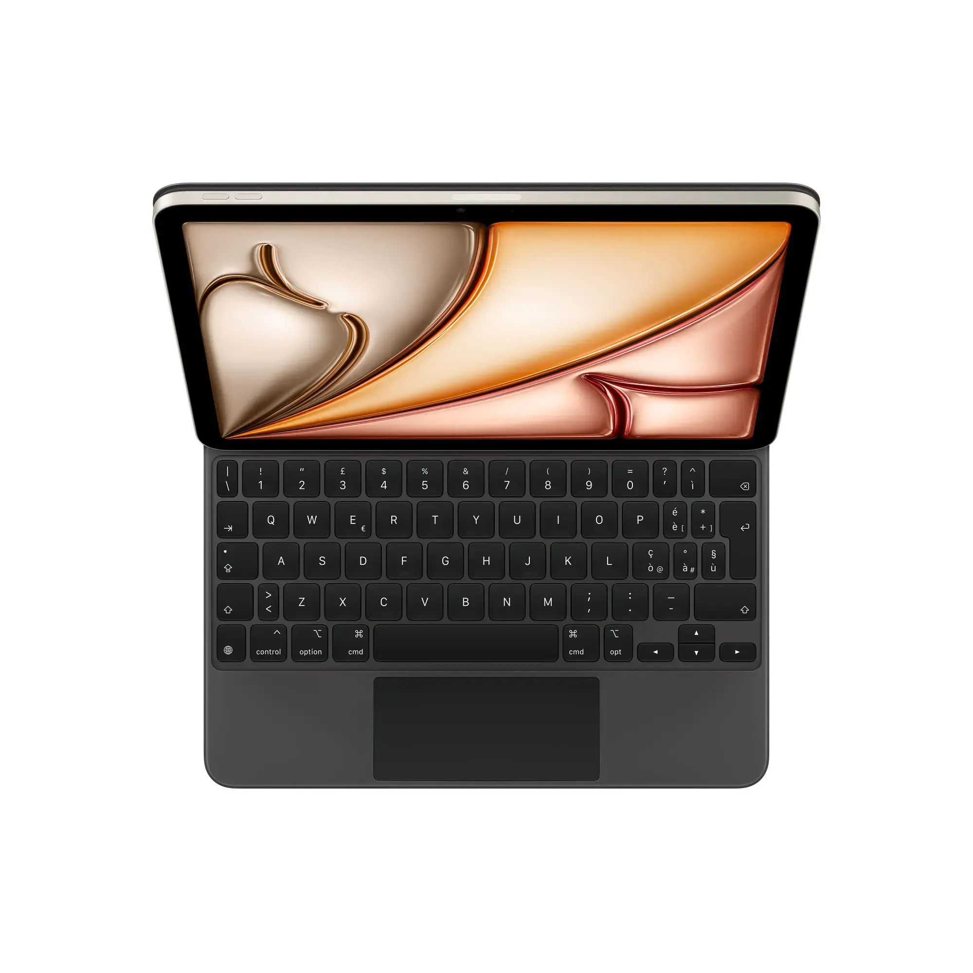 Чехол-клавиатура Apple Magic Keyboard для iPad Air 11" M2 и iPad Air 10.9" & iPad Pro 11" M2 - Italian - Black (MXQT2T/A) | итальянская раскладка