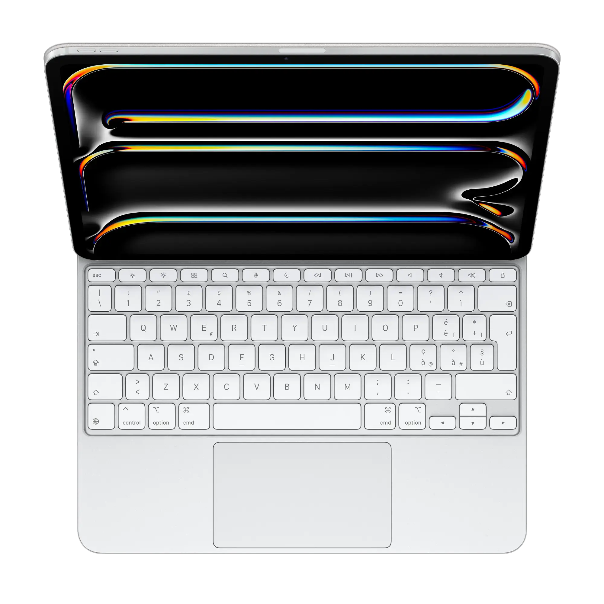 Чехол-клавиатура с подсветкой для планшета Apple Magic Keyboard for iPad Pro 13‑inch [M4] - Italian - White (MWR43T/A)