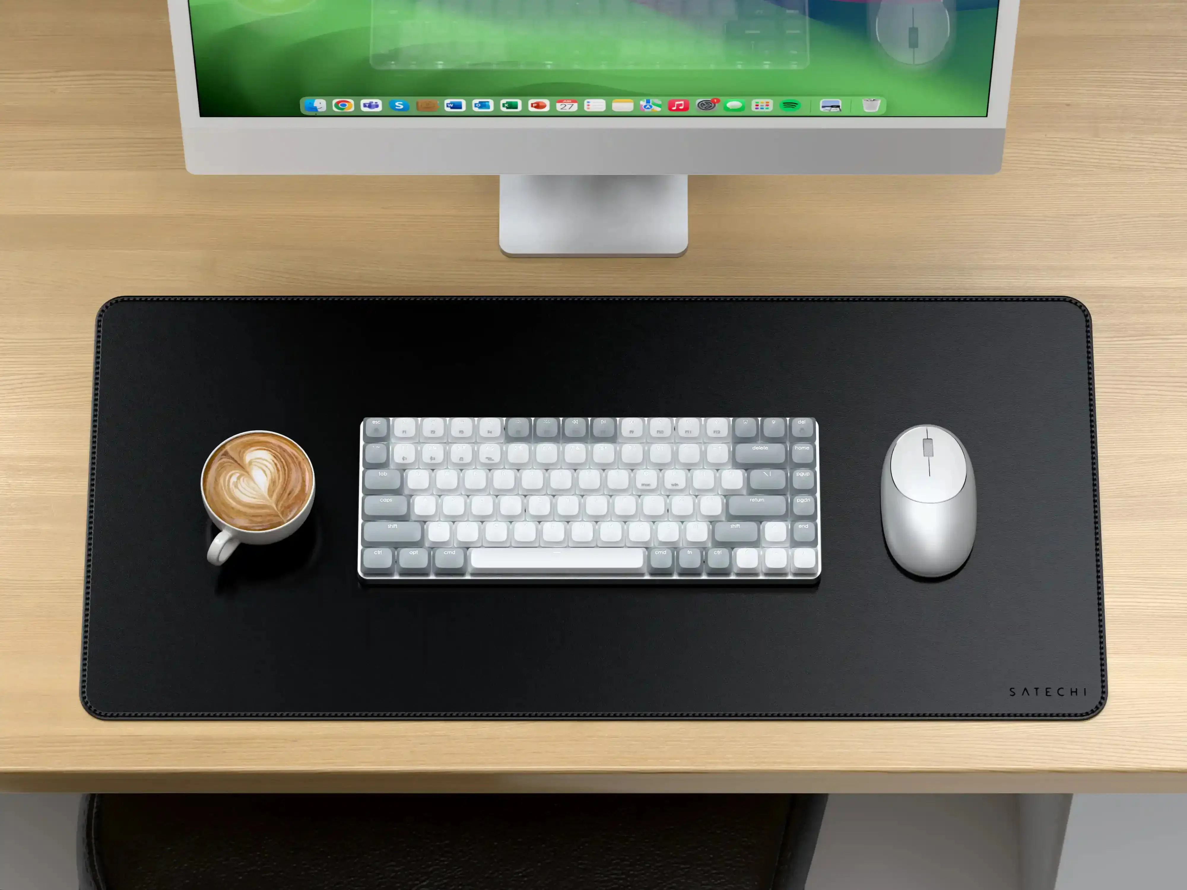 Настільний килимок Satechi Vegan-Leather Premium Desk Mat - Black (ST-LPDMK)
