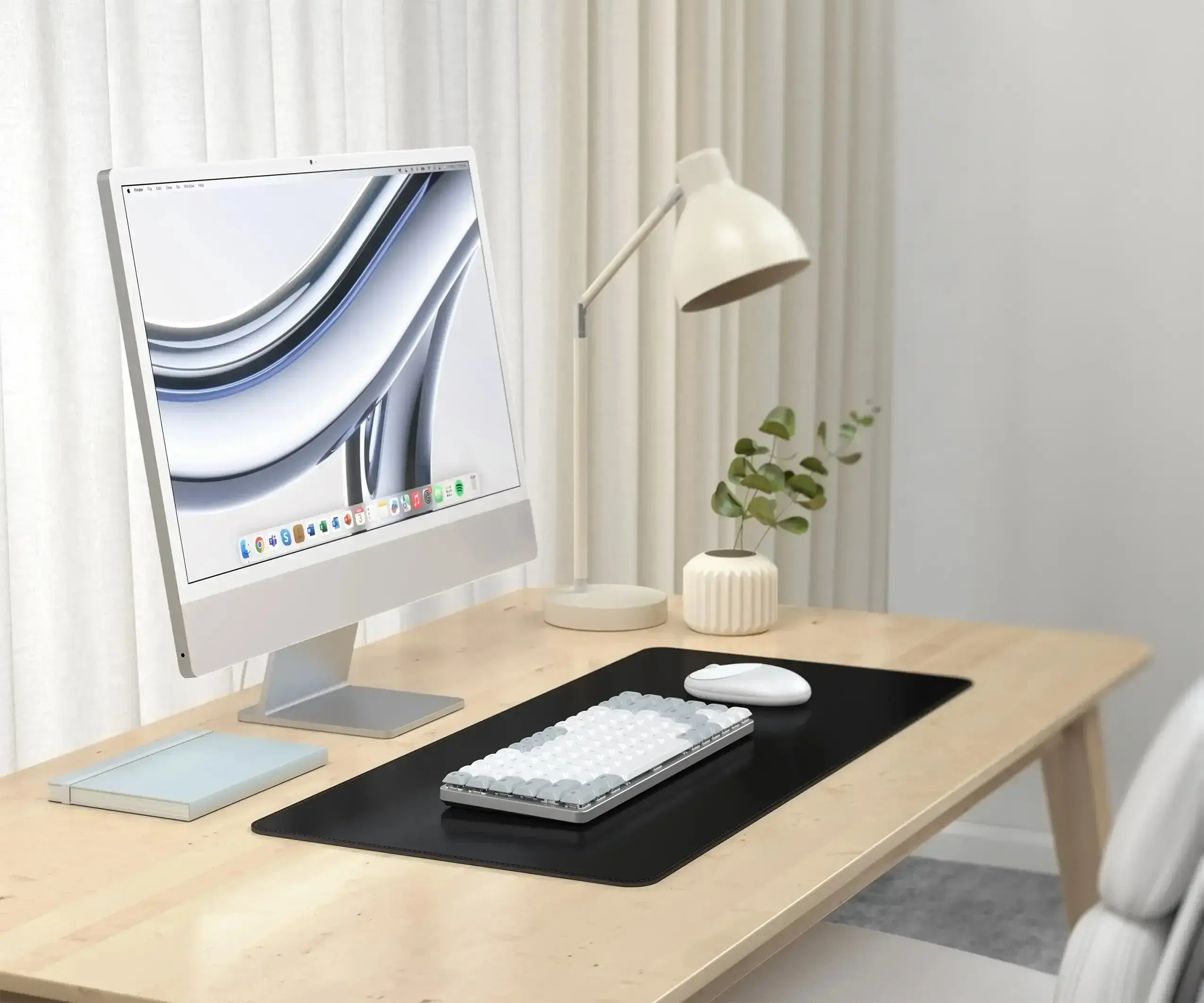 Настільний килимок Satechi Vegan-Leather Premium Desk Mat - Black (ST-LPDMK)