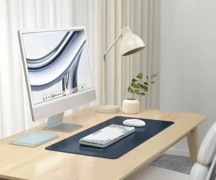 Настільний килимок Satechi Vegan-Leather Premium Desk Mat - Blue (ST-LPDMB)