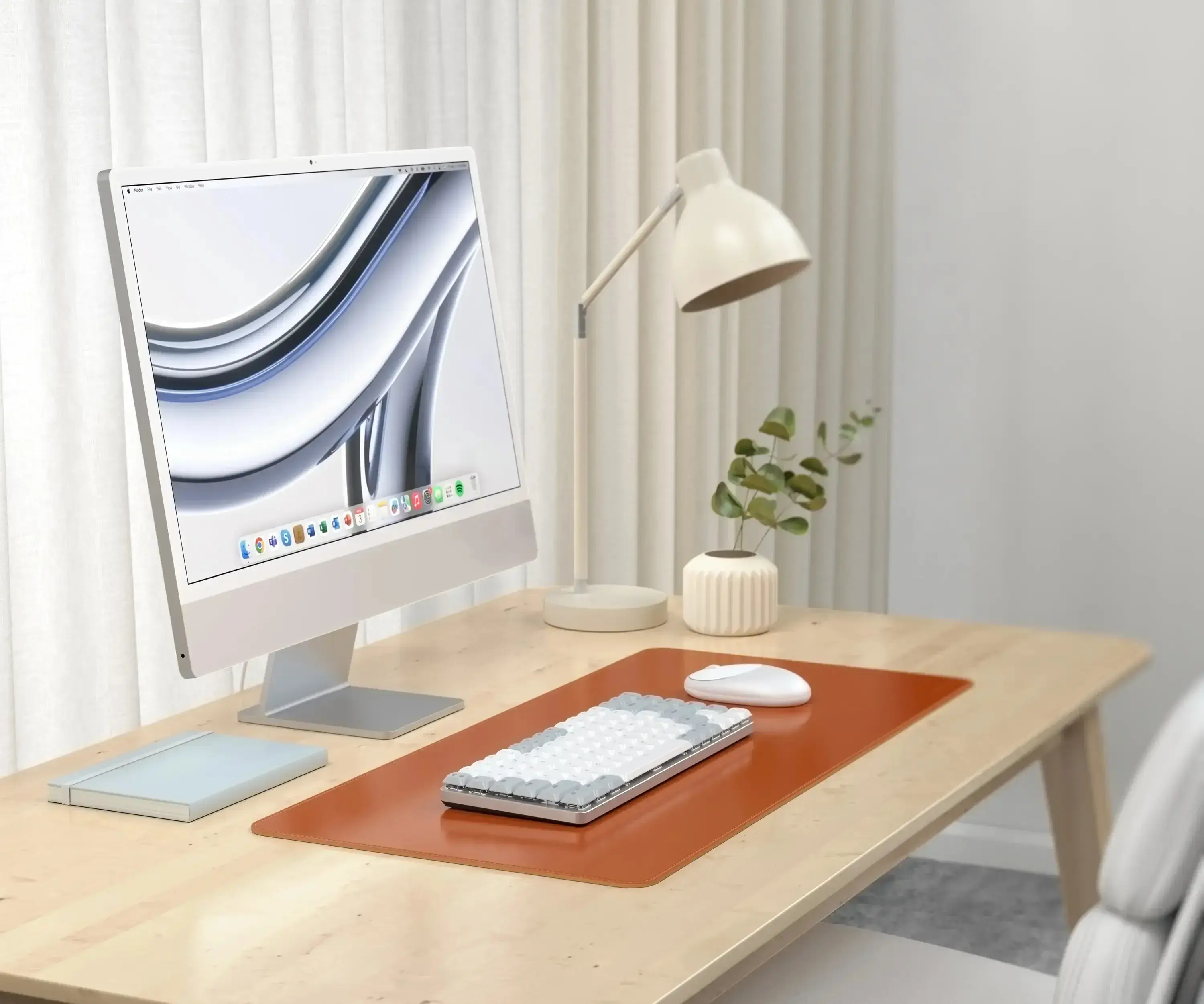 Настільний килимок Satechi Vegan-Leather Premium Desk Mat - Brown (ST-LPDMN)