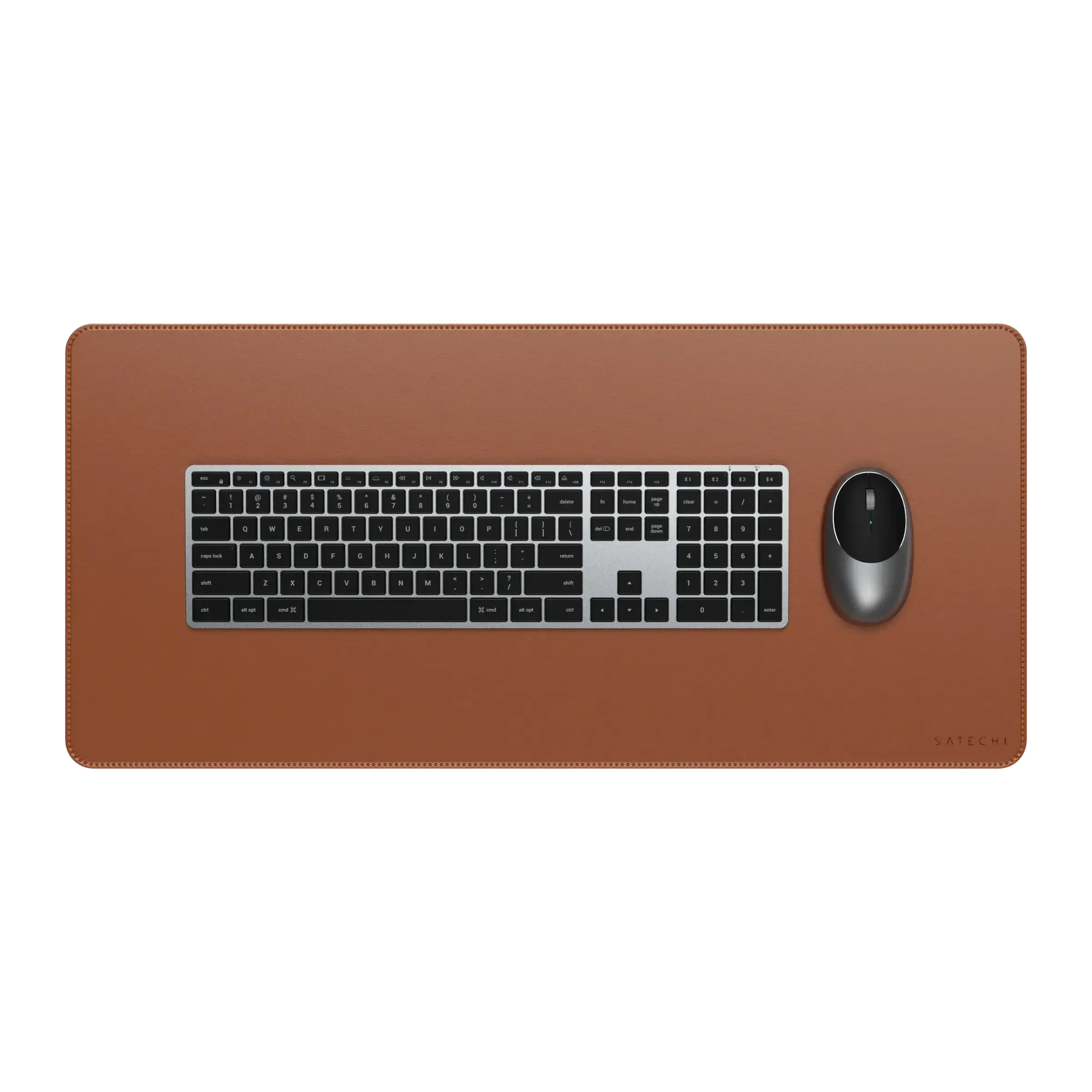Настільний килимок Satechi Vegan-Leather Premium Desk Mat - Brown (ST-LPDMN)