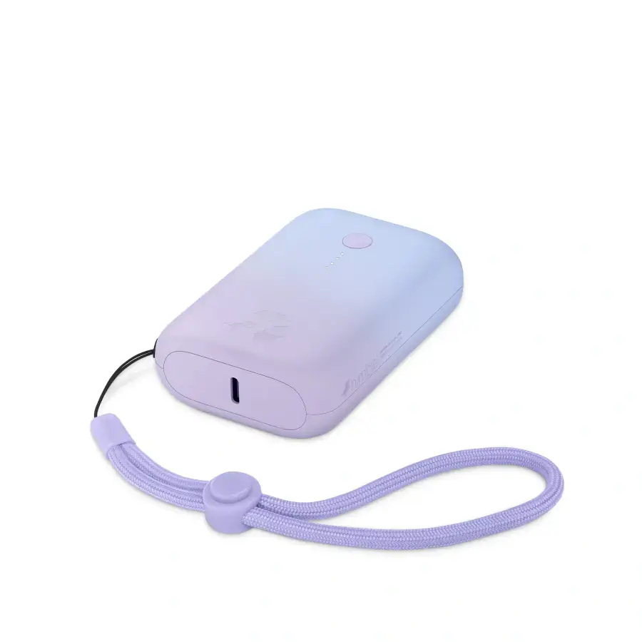 Портативний зарядний пристрій Nimble Champ Dual USB-C 20W 10 000mAh - Glacial Blue Lavender (NB-CPC-10K2C-12282A, HRX92)