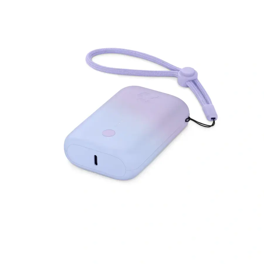 Портативний зарядний пристрій Nimble Champ Dual USB-C 20W 10 000mAh - Glacial Blue Lavender (NB-CPC-10K2C-12282A, HRX92)