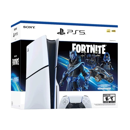 Стационарная игровая приставка Sony PlayStation 5 Slim Blu-Ray 1TB - Fortnite Cobalt Star Bundle (1000045165)