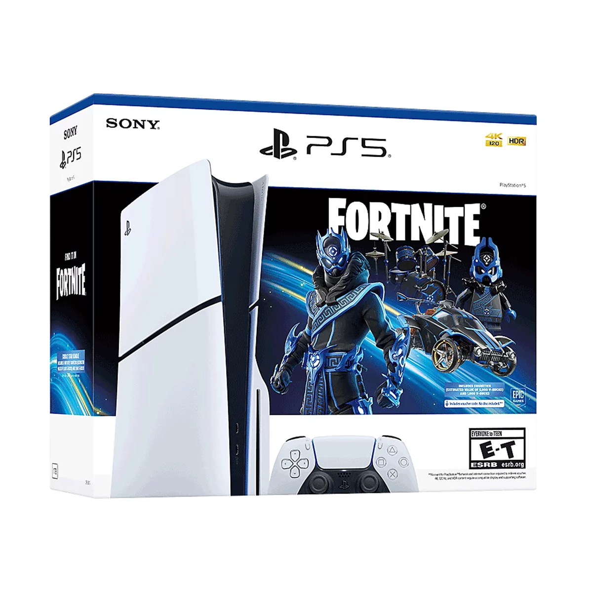 Стационарная игровая приставка Sony PlayStation 5 Slim Blu-Ray 1TB - Fortnite Cobalt Star Bundle (1000045165)