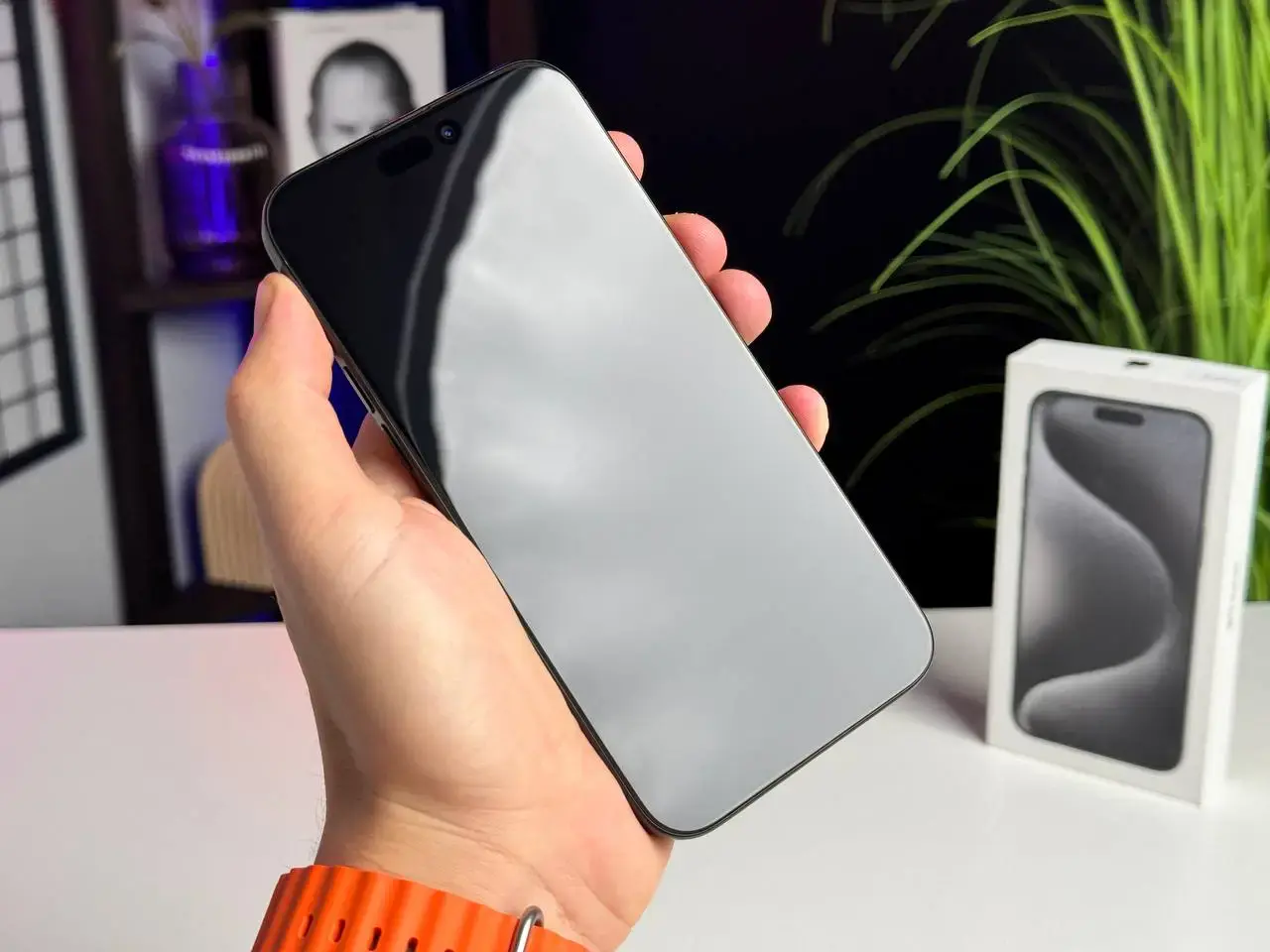SWAP Apple iPhone 15 Pro Max 512GB Black Titanium (MU7C3) - Состояние: новый (с обмена по гарантии Apple) | Аккумулятор: 100% | Комплектация: полный | Гарантія: 6 мес.