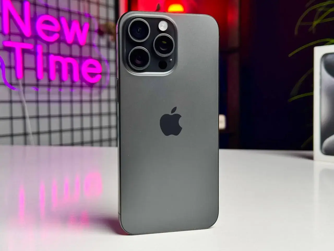 SWAP Apple iPhone 15 Pro Max 512GB Black Titanium (MU7C3) - Состояние: новый (с обмена по гарантии Apple) | Аккумулятор: 100% | Комплектация: полный | Гарантія: 6 мес.