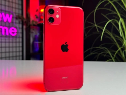 ВЖИВАНИЙ Apple iPhone 11 64GB Product (RED) (MWL92, MWLV2) - Стан: гарний | Акумулятор: 100% | Комплект: iPhone | Гарантія: 1 міс.